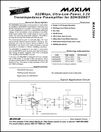 Click here to download MAX3664 Datasheet