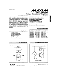 Click here to download MAX400 Datasheet