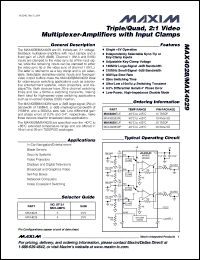 Click here to download MAX4028 Datasheet