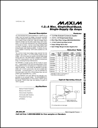 Click here to download MAX409A Datasheet