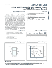 Click here to download MAX4090 Datasheet