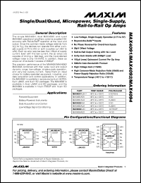 Click here to download MAX4094ASD+T Datasheet
