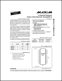 Click here to download MAX4137 Datasheet