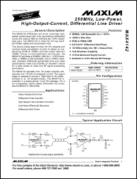 Click here to download MAX4142 Datasheet