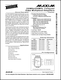 Click here to download MAX4158 Datasheet