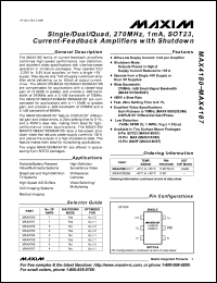 Click here to download MAX4180 Datasheet