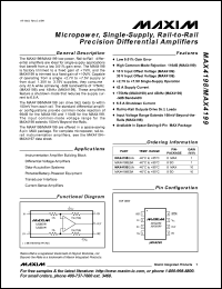 Click here to download MAX4198 Datasheet