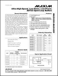 Click here to download MAX4203 Datasheet