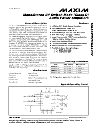 Click here to download MAX4297 Datasheet