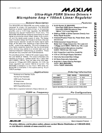 Click here to download MAX4299EUE Datasheet