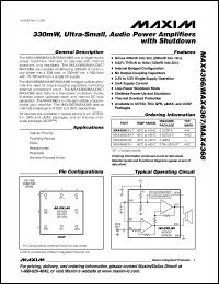 Click here to download MAX4366EBL-T Datasheet