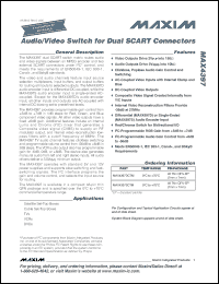 Click here to download MAX4397DCTM Datasheet