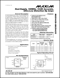 Click here to download MAX4433 Datasheet