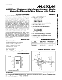 Click here to download MAX4447 Datasheet