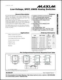 Click here to download MAX4502 Datasheet