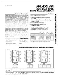 Click here to download MAX4608 Datasheet