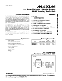 Click here to download MAX4624 Datasheet