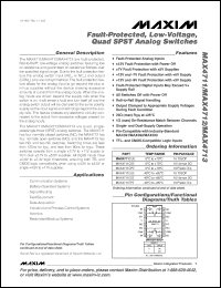 Click here to download MAX4713EUE-T Datasheet