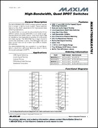 Click here to download MAX4760 Datasheet