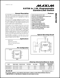 Click here to download MAX4766 Datasheet