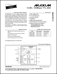 Click here to download MAX5013 Datasheet