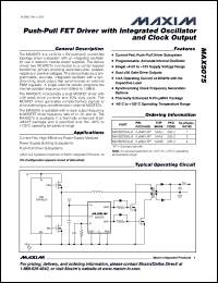 Click here to download MAX5075 Datasheet