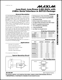 Click here to download MAX5362NEUK Datasheet