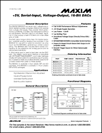 Click here to download MAX542 Datasheet