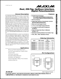 Click here to download MAX5455EUD Datasheet