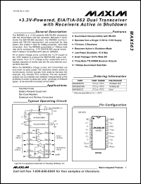 Click here to download MAX563 Datasheet