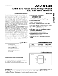 Click here to download MAX5742 Datasheet