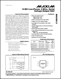 Click here to download MAX5812MEUT Datasheet
