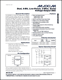 Click here to download MAX5820LEUA+T Datasheet