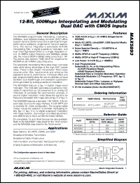 Click here to download MAX5893EGK Datasheet