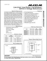 Click here to download MAX6001 Datasheet