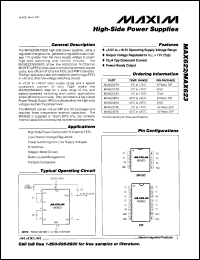Click here to download MAX622EPE Datasheet