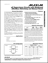 Click here to download MAX6323 Datasheet