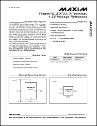 Click here to download MAX6520 Datasheet