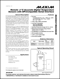 Click here to download MAX6627 Datasheet