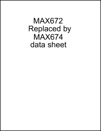Click here to download MAX672 Datasheet
