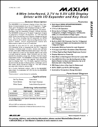 Click here to download MAX6954 Datasheet