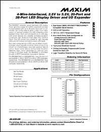Click here to download MAX6957AGL Datasheet