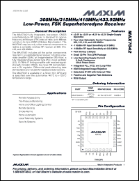 Click here to download MAX7042ATJ Datasheet