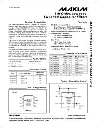 Click here to download MAX7409 Datasheet