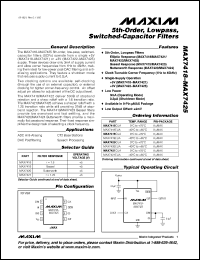 Click here to download MAX7423 Datasheet