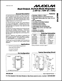 Click here to download MAX743 Datasheet