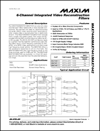 Click here to download MAX7442 Datasheet