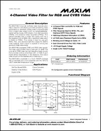 Click here to download MAX7446EUD Datasheet