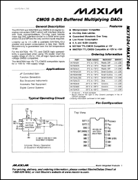 Click here to download MAX7624C/D Datasheet