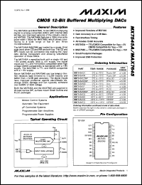 Click here to download MAX7545ALP Datasheet